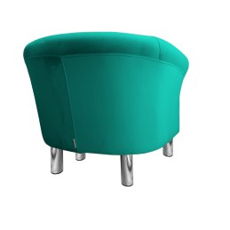 Fotel Milo tkanina welur - elegancki fotel tapicerowany