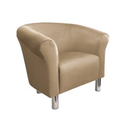 Fotel Milo tkanina welur - elegancki fotel tapicerowany