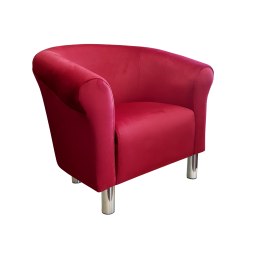Fotel Milo tkanina welur - elegancki fotel tapicerowany