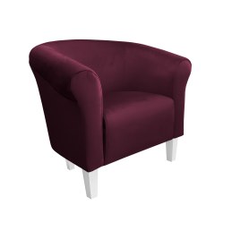 Fotel Milo tkanina welur - elegancki fotel tapicerowany