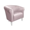 Fotel Milo tkanina welur - elegancki fotel tapicerowany