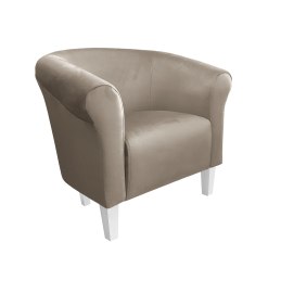 Fotel Milo tkanina welur - elegancki fotel tapicerowany