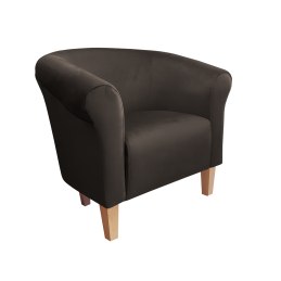 Fotel Milo tkanina welur - elegancki fotel tapicerowany
