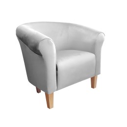 Fotel Milo tkanina welur - elegancki fotel tapicerowany