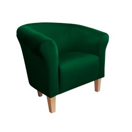 Fotel Milo tkanina welur - elegancki fotel tapicerowany