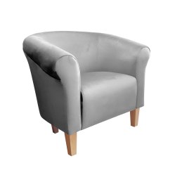 Fotel Milo tkanina welur - elegancki fotel tapicerowany