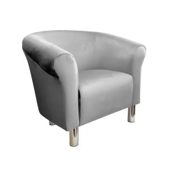 Fotel Milo tkanina welur - elegancki fotel tapicerowany