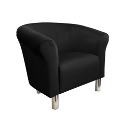 Fotel Milo tkanina welur - elegancki fotel tapicerowany