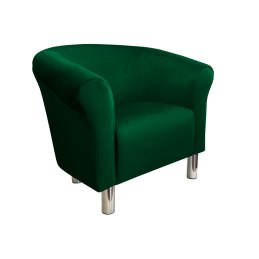 Fotel Milo tkanina welur - elegancki fotel tapicerowany