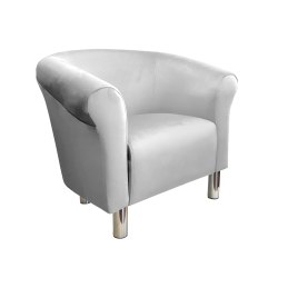 Fotel Milo tkanina welur - elegancki fotel tapicerowany