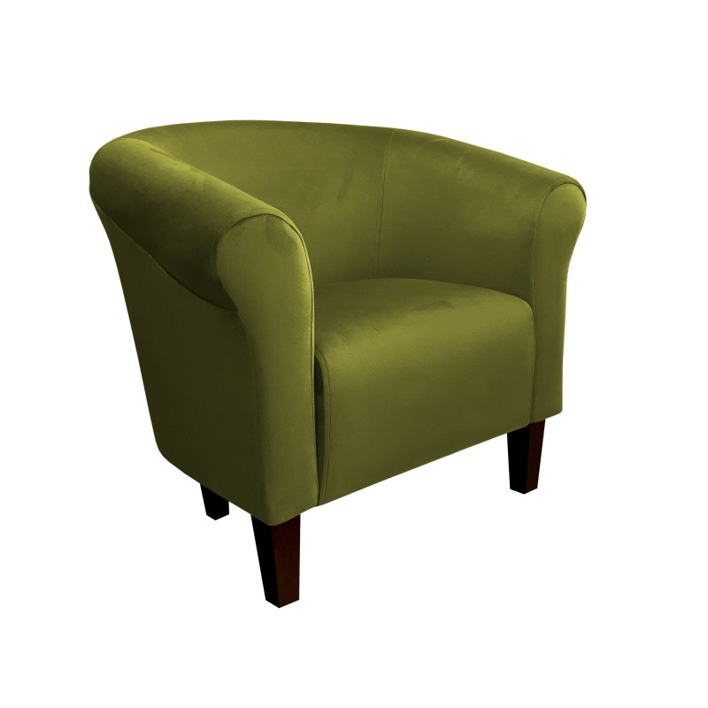 Fotel Milo tkanina welur - elegancki fotel tapicerowany