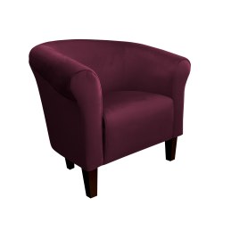 Fotel Milo tkanina welur - elegancki fotel tapicerowany
