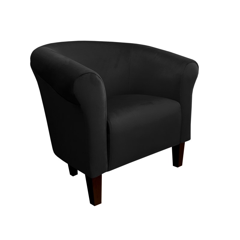 Fotel Milo tkanina welur - elegancki fotel tapicerowany