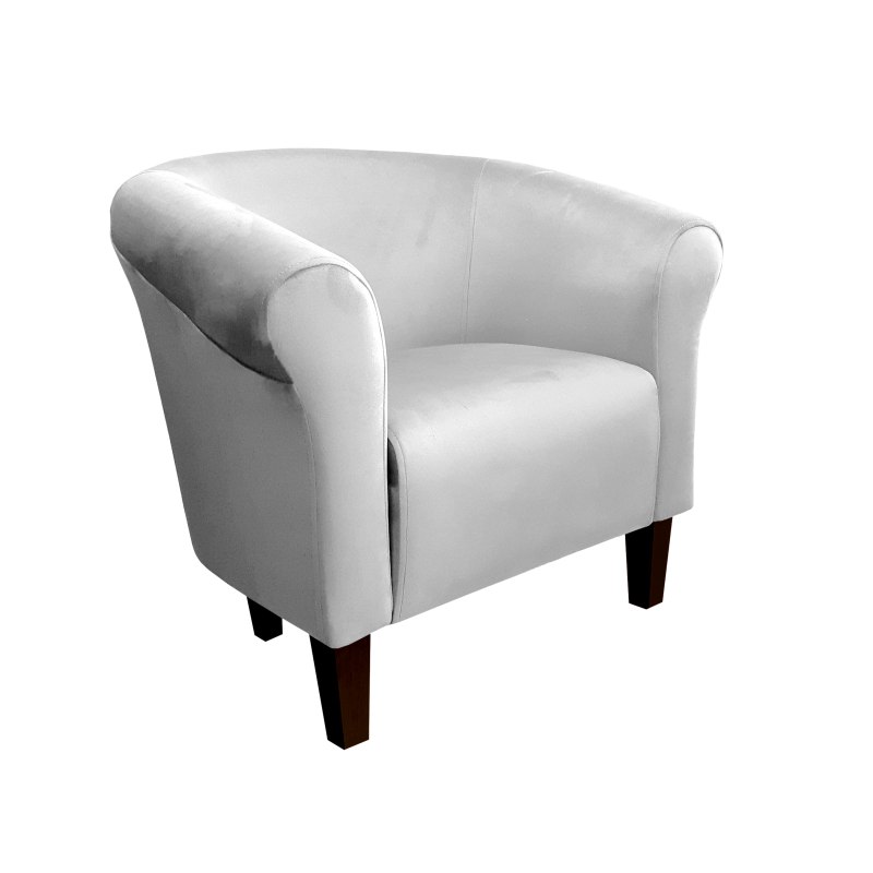 Fotel Milo tkanina welur - elegancki fotel tapicerowany