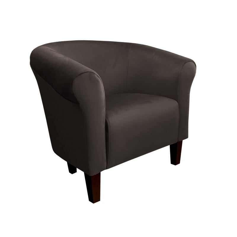 Fotel Milo tkanina welur - elegancki fotel tapicerowany