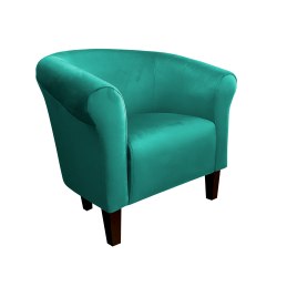 Fotel Milo tkanina welur - elegancki fotel tapicerowany