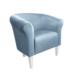 Fotel Milo tkanina welur - elegancki fotel tapicerowany