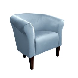 Fotel Milo tkanina welur - elegancki fotel tapicerowany