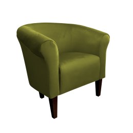 Fotel Milo tkanina welur - elegancki fotel tapicerowany