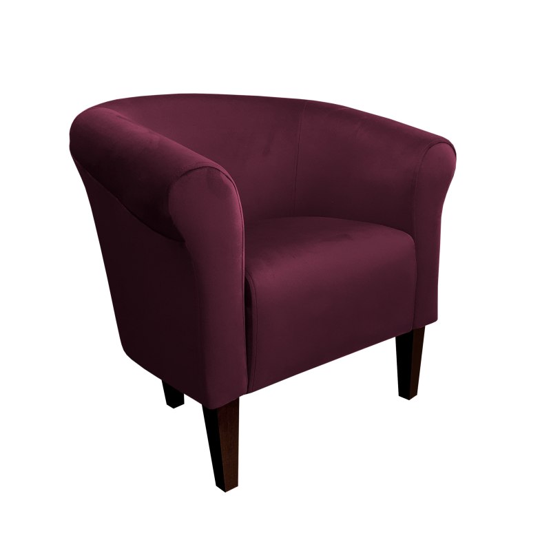 Fotel Milo tkanina welur - elegancki fotel tapicerowany