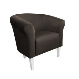 Fotel Milo tkanina welur - elegancki fotel tapicerowany