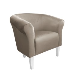 Fotel Milo tkanina welur - elegancki fotel tapicerowany