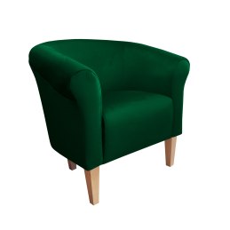 Fotel Milo tkanina welur - elegancki fotel tapicerowany