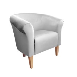 Fotel Milo tkanina welur - elegancki fotel tapicerowany