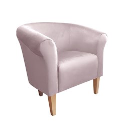 Fotel Milo tkanina welur - elegancki fotel tapicerowany