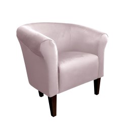 Fotel Milo tkanina welur - elegancki fotel tapicerowany