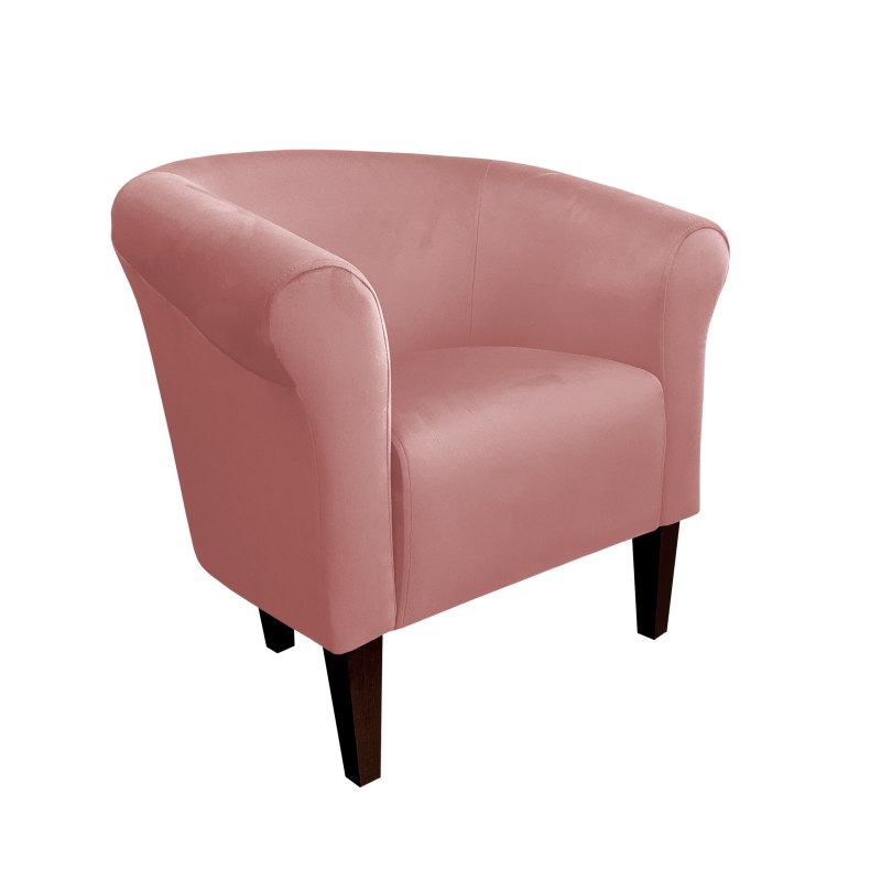 Fotel Milo tkanina welur - elegancki fotel tapicerowany