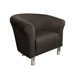 Fotel Milo tkanina welur - elegancki fotel tapicerowany