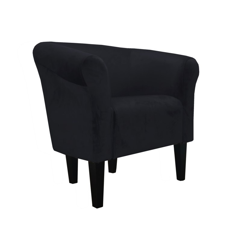 Fotel Milo tkanina welur - elegancki fotel tapicerowany