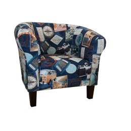 Fotel Milo tkanina Mikrofaza – elegancja