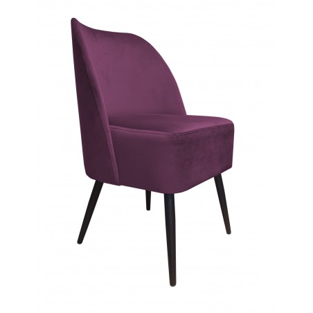 Fotel DUBAJ welur z metalowymi nogami