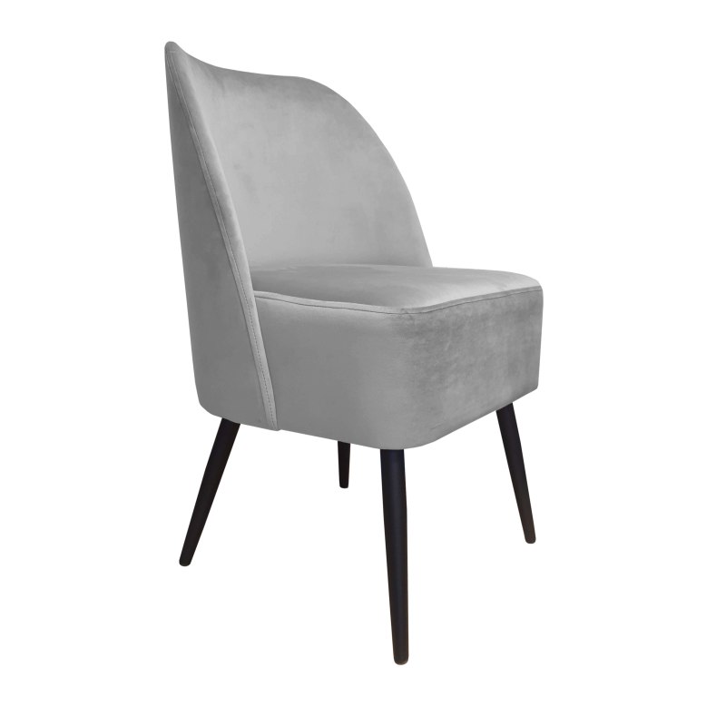 Fotel DUBAJ tkanina Welur noga metalowa