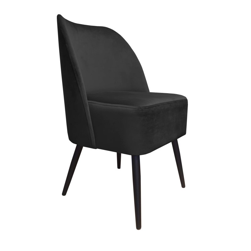 Fotel DUBAJ tkanina Welur noga metalowa