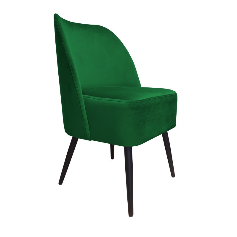 Fotel DUBAJ tkanina Welur noga metalowa