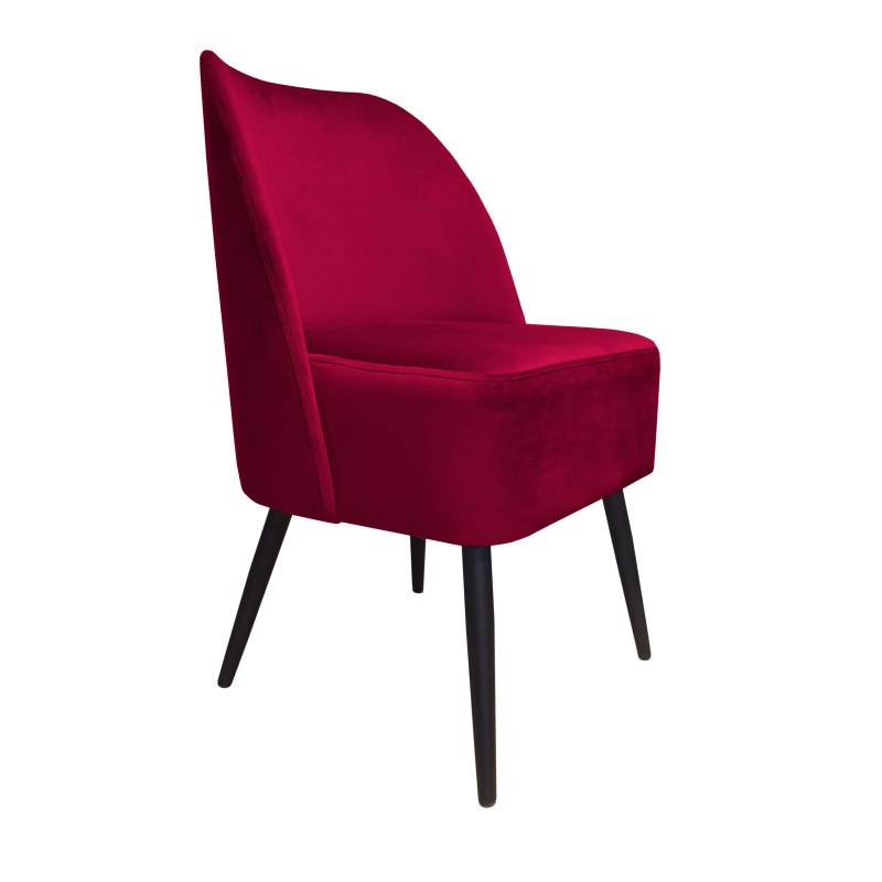 Fotel DUBAJ tkanina Welur noga metalowa