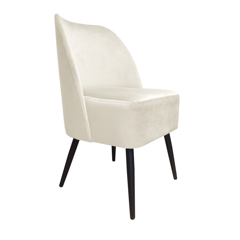 Fotel DUBAJ tkanina Welur noga metalowa