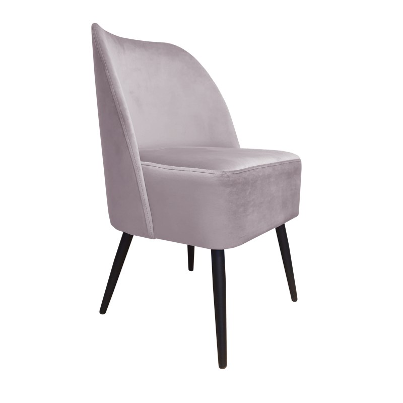 Fotel DUBAJ tkanina Welur noga metalowa