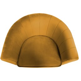 Fotel Glamour tkanina Welur podstawa metalowa