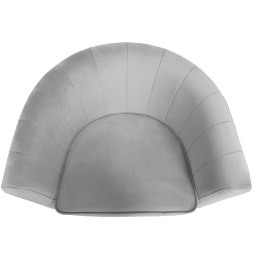 Fotel Glamour tkanina Welur podstawa metalowa