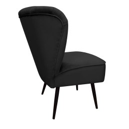 Fotel PRL tkanina Welur nogi metalowe