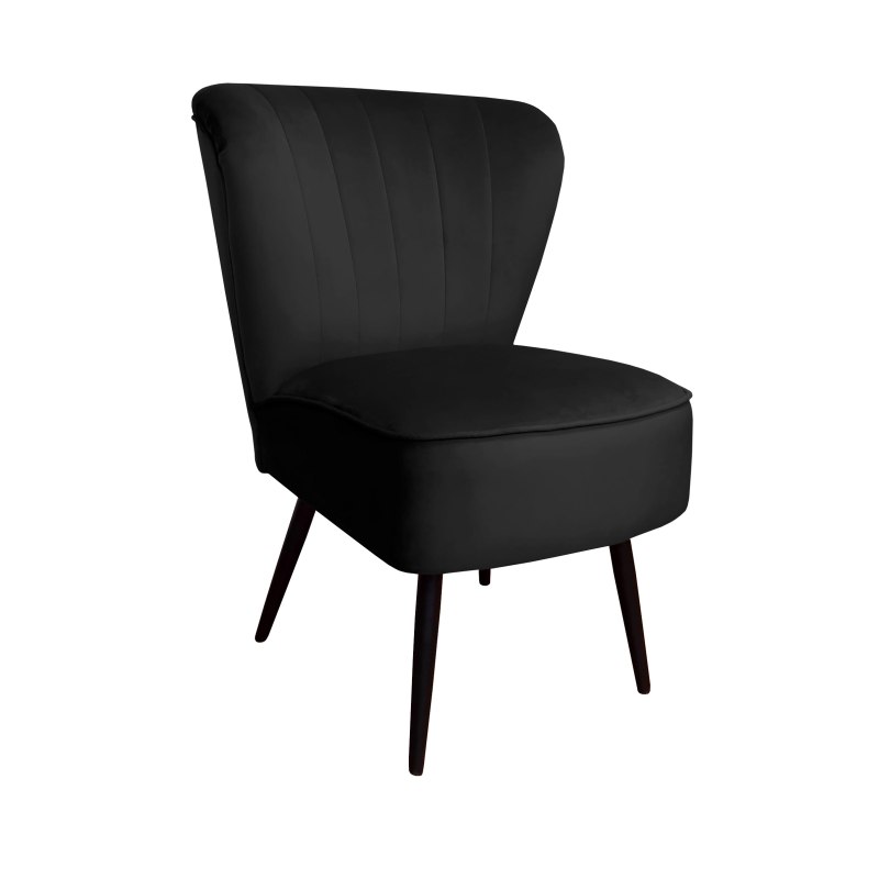 Fotel PRL tkanina Welur nogi metalowe