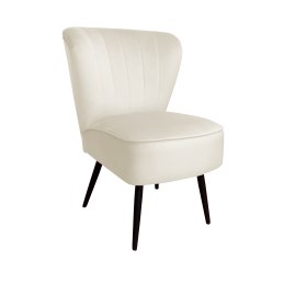 Fotel PRL tkanina Welur nogi metalowe