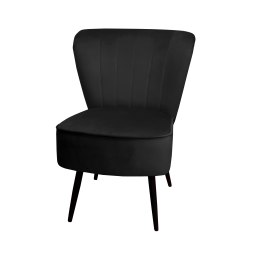 Fotel PRL tkanina Welur nogi metalowe