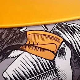 Fotel PRL tkanina Welur nogi metalowe