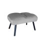 Fotel TOKIO tkanina Welur rozkładany z podnóżkiem noga metalowa
