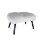 Fotel TOKIO tkanina Welur rozkładany z podnóżkiem noga metalowa